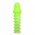 SILICONE Pênis extensão da tampa LUMINESCENT 14763